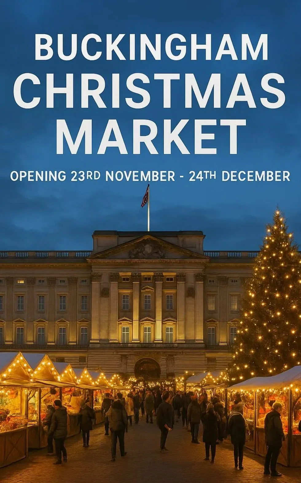 Buckingham Palace Christmas Market advert