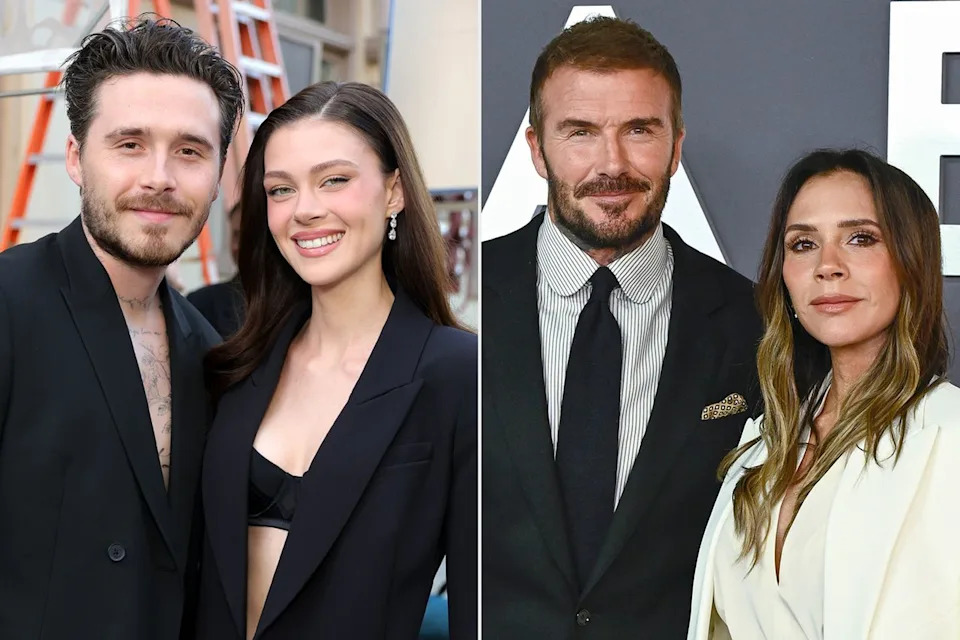 Brooklyn Peltz Beckham and Nicola Peltz Beckham attend Vogue World: Hollywood on Oct. 26, 2025 in Los Angeles; David Beckham and Victoria Beckham attend the 