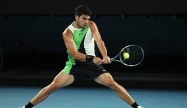 Carlos Alcaraz, historic Australian Open 2026. Photo: gettyimages