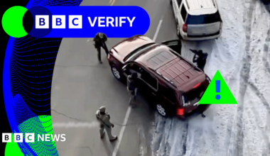 BBC Verify Live: Misleading ICE footage spreading after night of protests