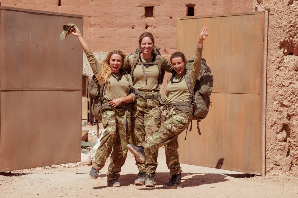 Gabby Allen, Emily Seebohm, Dani Dyer, Celebrity SAS Who Dares Wins season 8 gabby allen, emily seebohm, dani dyer, celebrity sas who dares wins season 8