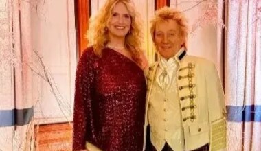 Rod Stewart brings in the New Year with family at plush Scots hotel