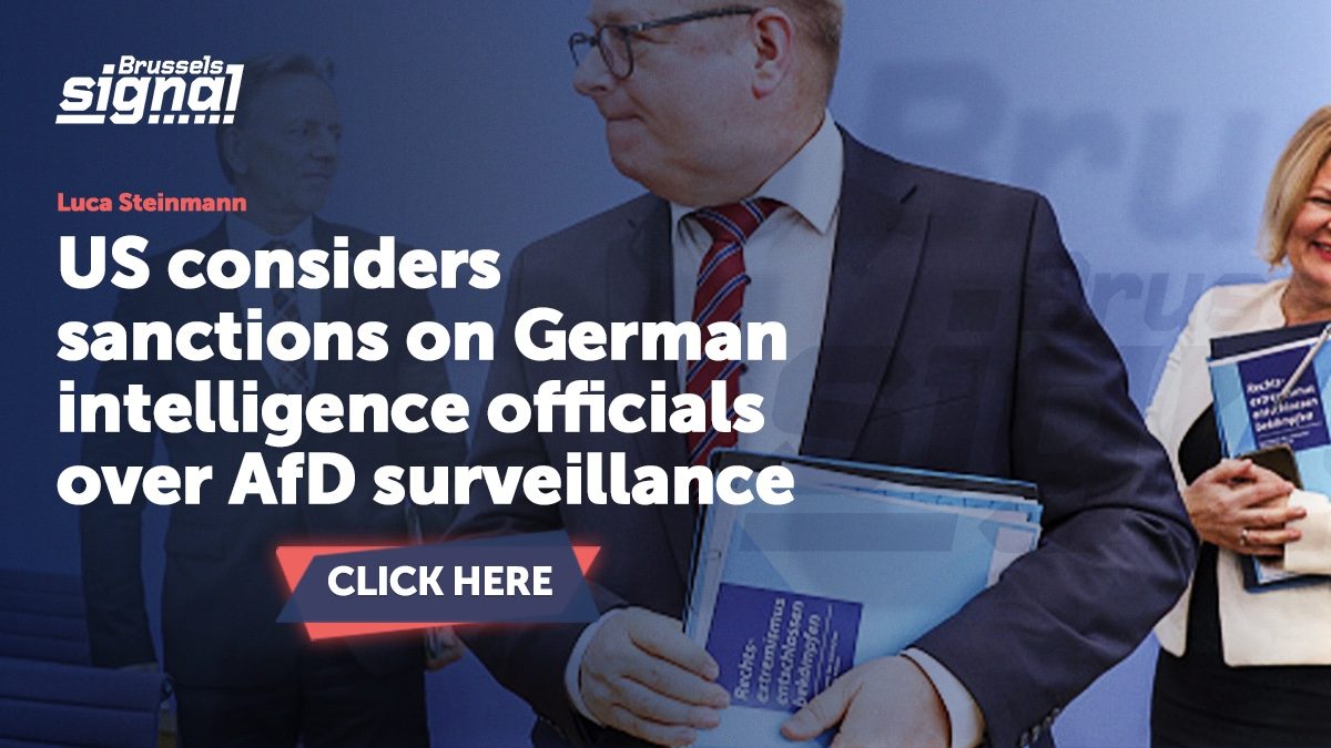 US considers sanctions on German intelligence officials over AfD surveillance