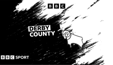 Corner flag at Pride Park