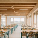 Dominique Frelaut School Group / Tectoniques - Interior Photography, Dining room, Wood
