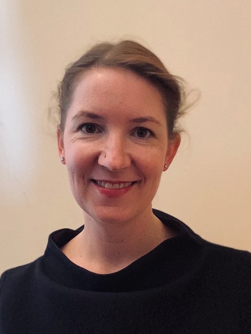 Dominique Martin smiles at the camera