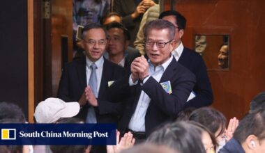 Hong Kong’s finance chief confirms early surplus, vows more elderly support