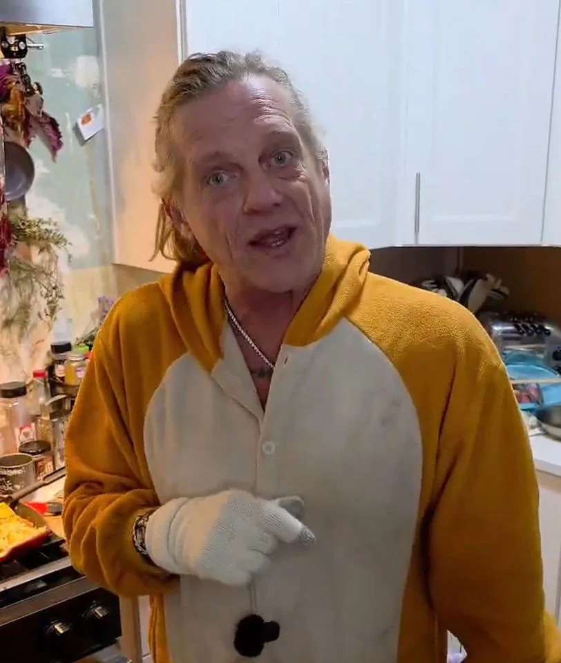 puckcooks/Titkok David 'Puck' Rainey in a recent TikTok video.