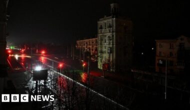 Russian attacks leave two regions with widespread blackouts, Ukraine says