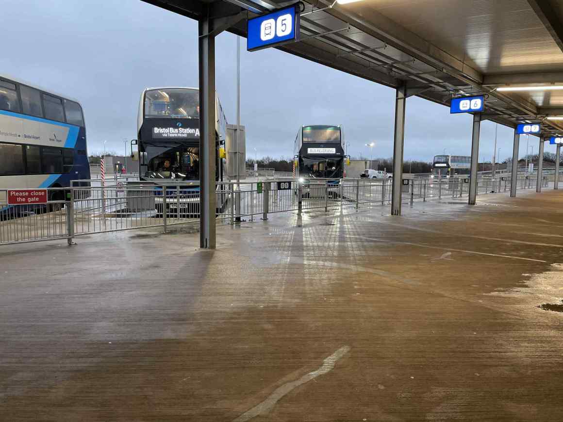 Bristol Airport bus terminal