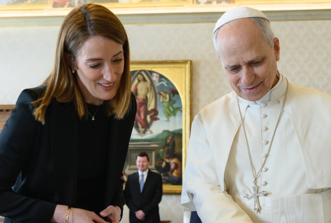 President Roberta Metsola meets the Pope