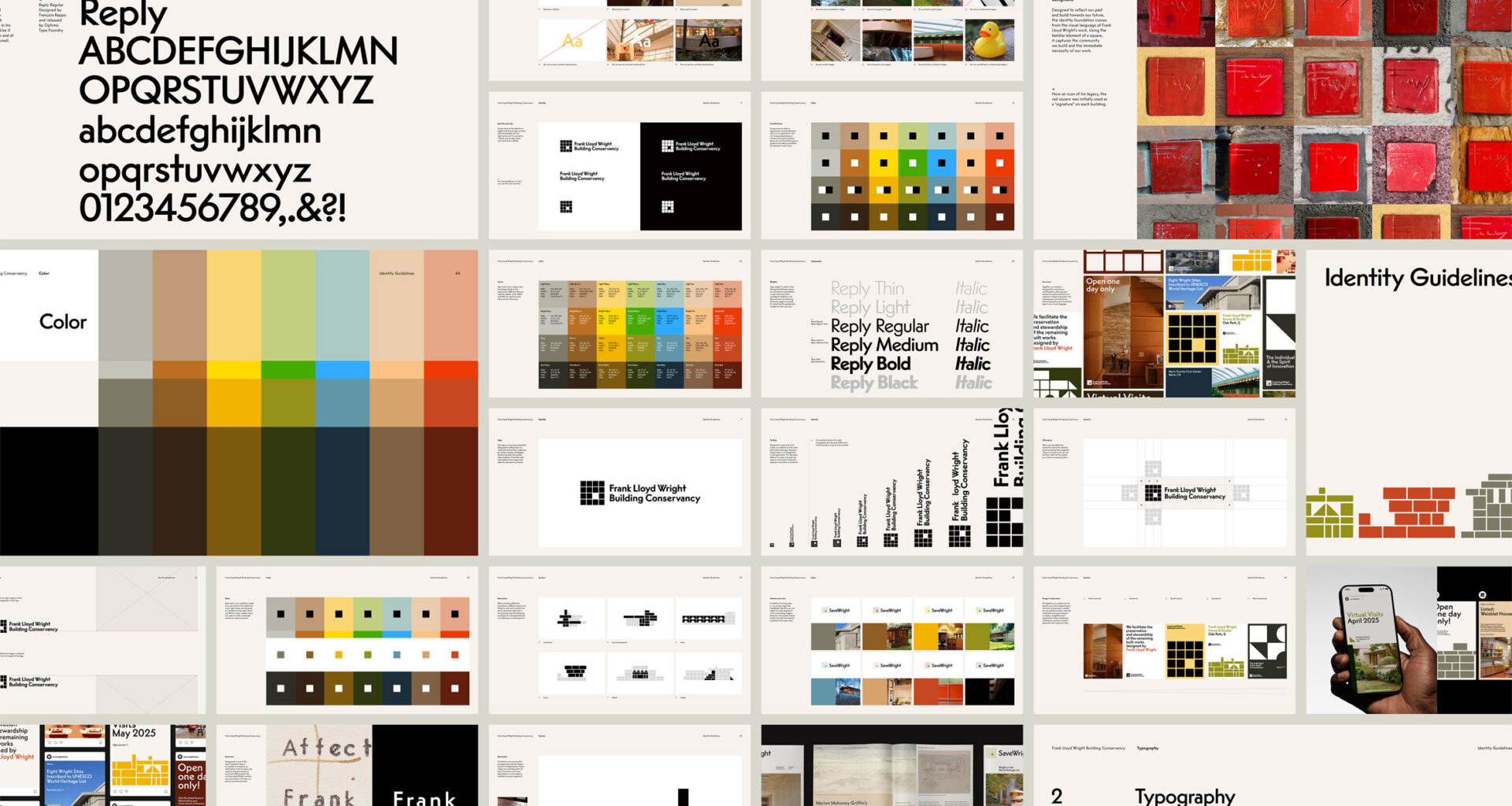 Frank Lloyd Wright rebrand by Order