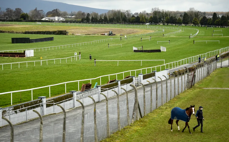 A general view prior to racing at Clonmel Racecourse in Tipperary.