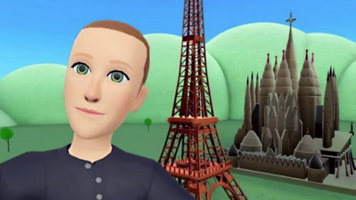 Avatar of Mark Zuckerberg in the Metaverse