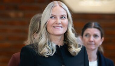 Crown Princess Mette-Marit of Norway's Royal Family returns to work weeks after lung transplant news, as her son Marius Borg Hoiby prepares to face court in rape and assault trial