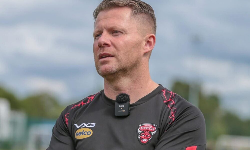 Salford RLFC head coach Mike Grady