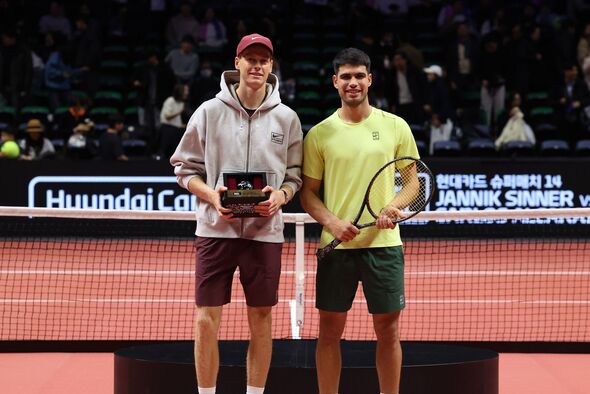 Jannik Sinner and Carlos Alcaraz