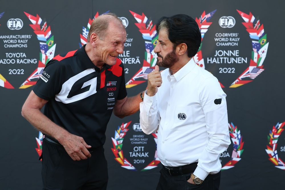 Juha Kankkunen, Mohammed Ben Sulayem, FIA President