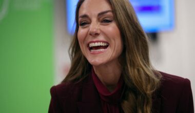 Kate celebrates her 44th birthday the day after surprising NHS staff