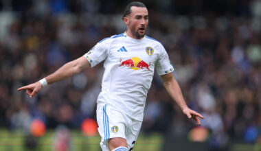 LEEDS, ENGLAND - OCTOBER 04: Jack Harrison of Leeds during the Premier League match between Leeds United and Tottenham Hotspur at Elland Road on October 04, 2025 in Leeds, England. (Photo by Michael Regan/Getty Images) (Fiorentina links)