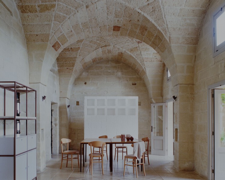 Masseria Caronte / Margine - Interior Photography, Dining room, Chair, Arcade