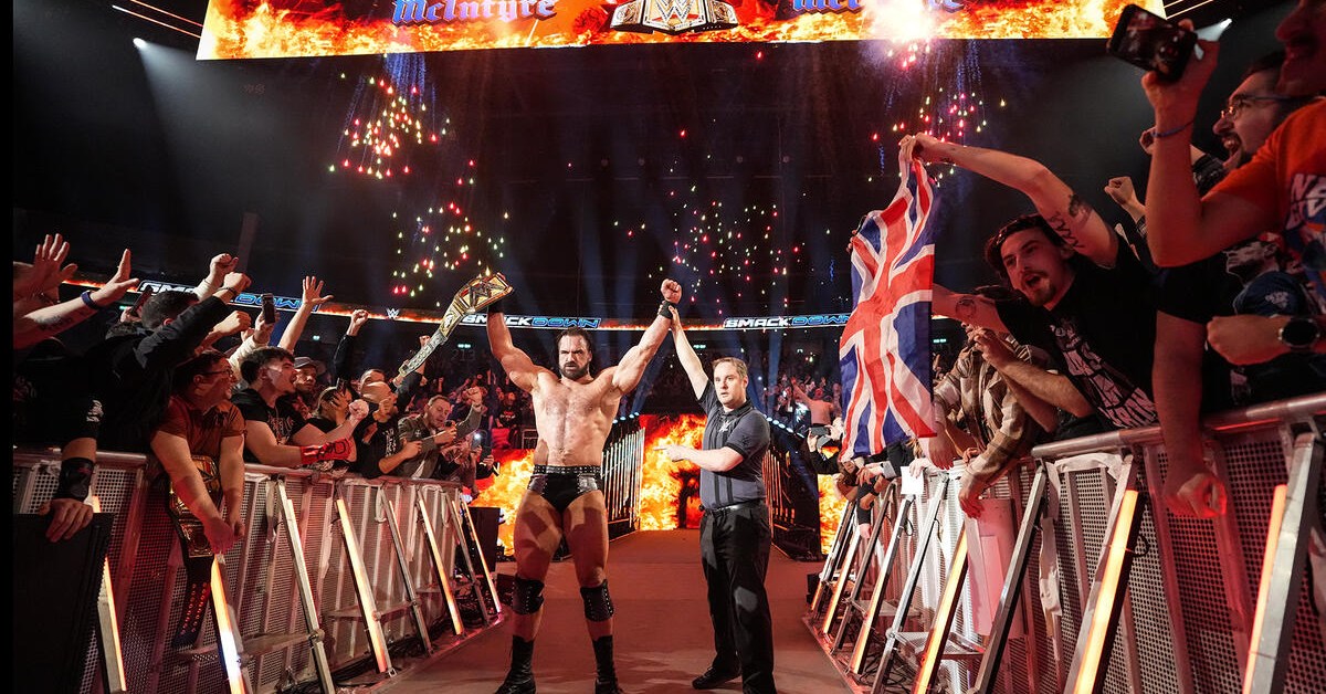 WWE adds Drew McIntyre and a title match to SmackDown in London