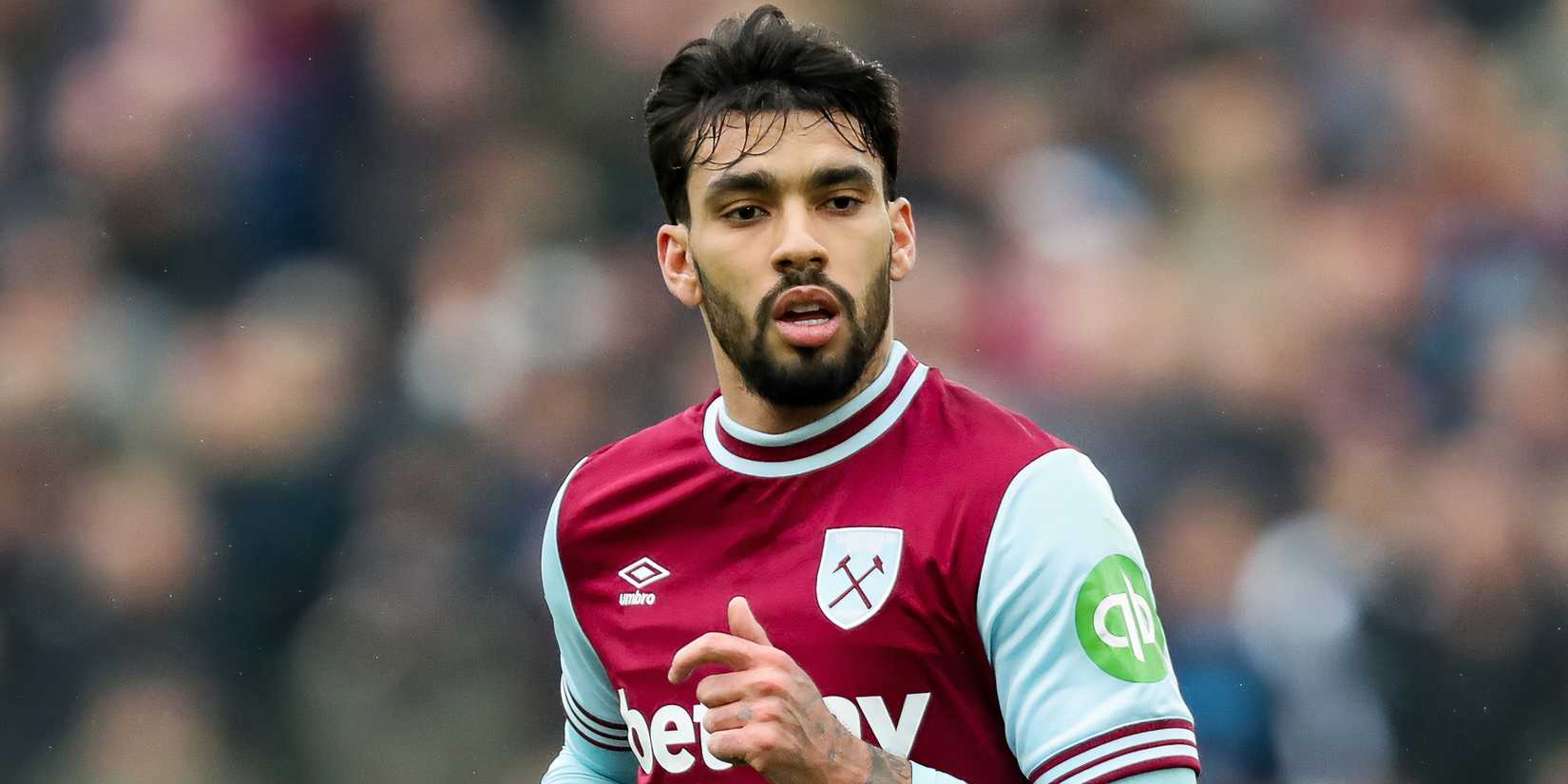 Lucas Paqueta in action for West Ham United