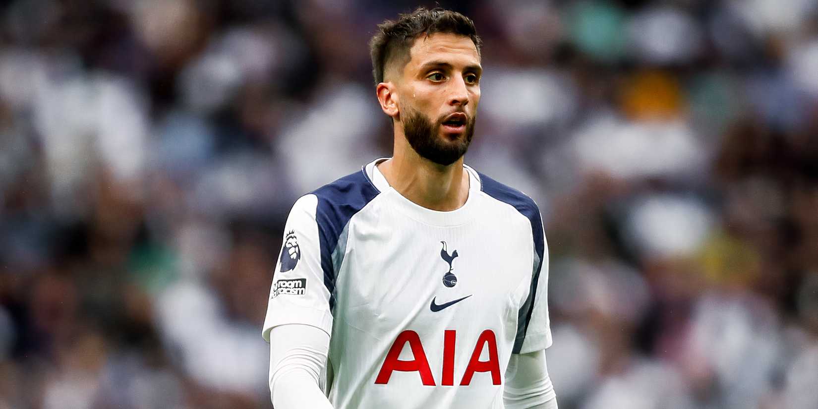 Rodrigo Bentancur in action for Tottenham Hotspur