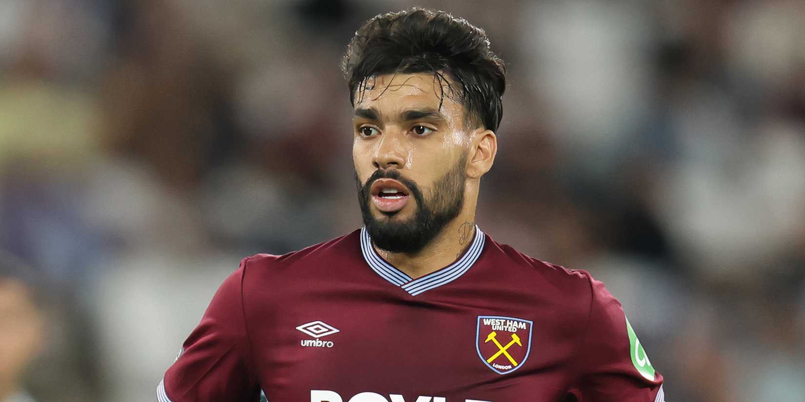 Lucas Paqueta in action for West Ham United