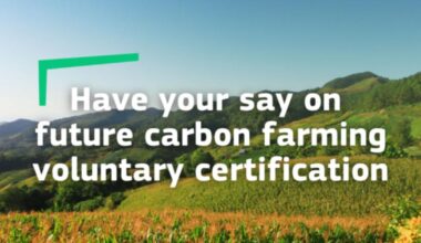 Commission invites public input on future carbon farming voluntary certification