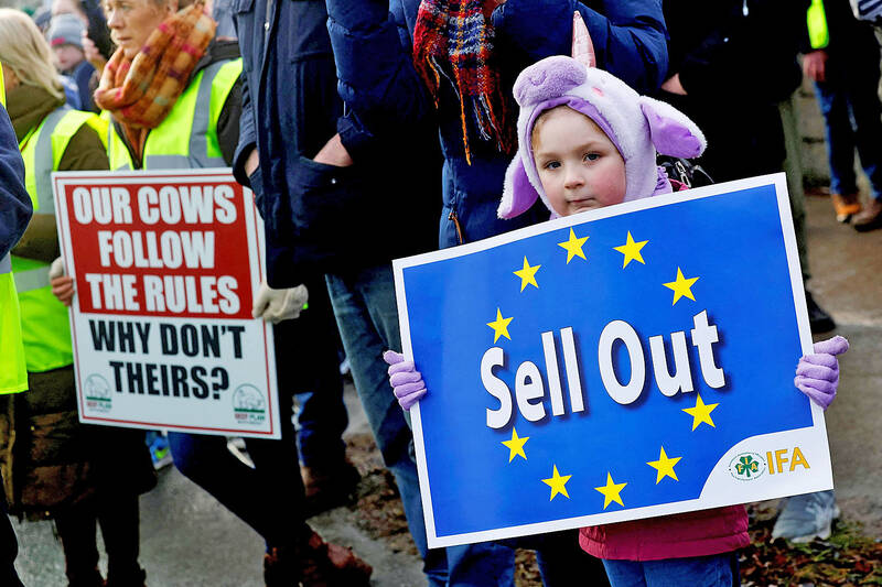 European farmers protest EU-Mercosur trade deal