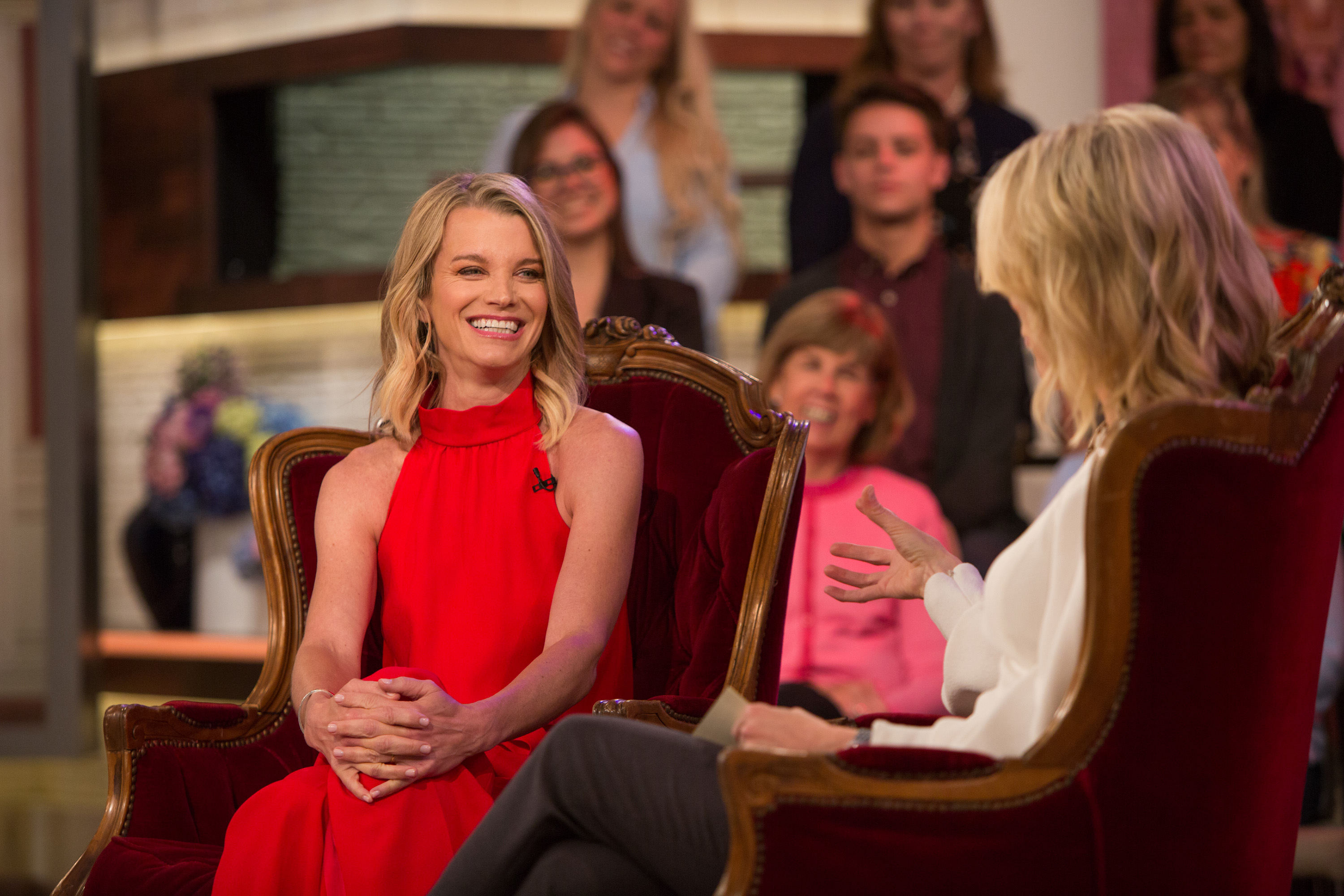 Julie Montagu and Megyn Kelly on Wednesday, May 9, 2018