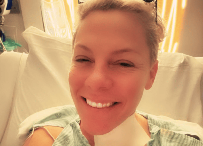 Singer Pink issues health update as she posts New Year message from hospital bed - London Evening Standard