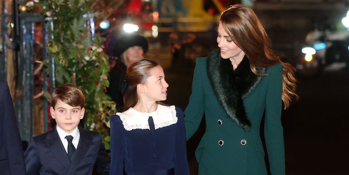 Kate Middleton went on a secret Christmas outing with her children