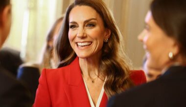 Kate Middleton Wears Red Power Suit in First Solo Royal Duty of 2026