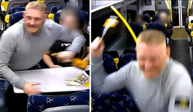 Man jailed for violent bottle attack on two passengers on Glasgow to Perth train service | UK News