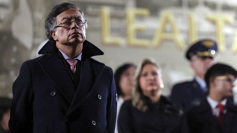 Donald Trump called President Petro a 'sick man who likes making cocaine and selling it to the United States'. Pic: Reuters