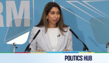 Politics latest: Braverman responds to Tory 'mental health' briefing about her Reform defection - Sky News