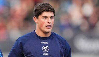 Bristol Bears' Louis Rees-Zammit, ahead of the Gallagher PREM match at the StoneX Stadium