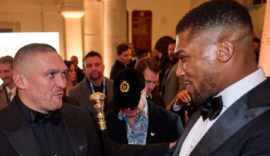 Oleksandr Usyk and Anthony Joshua