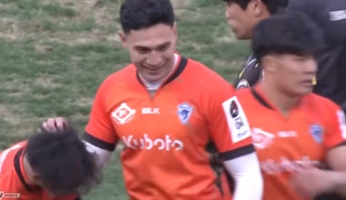 Ex-All Blacks fullback scores double in rampant 59-point victory