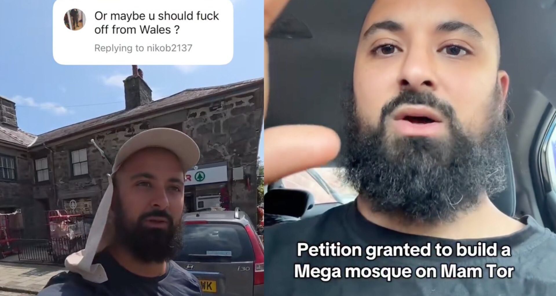 Man who claims he is planning a 'mega mosque' in Wales goes viral with satirical videos