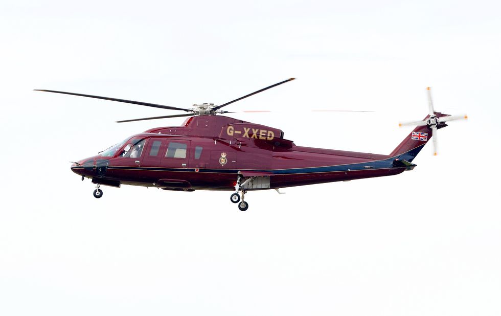 The King's Helicopter Flight