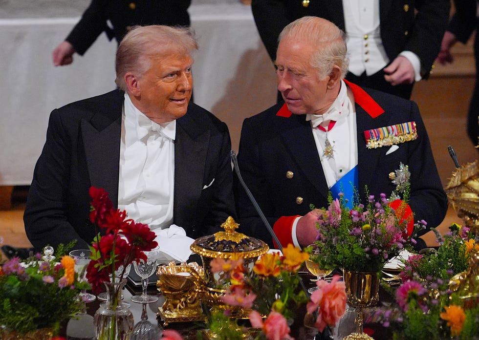 president trump and king charles during last year's state visit