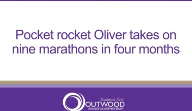 Pocket rocket Oliver, nine, takes on nine marathons in four months — Outwood Grange Academies Trust