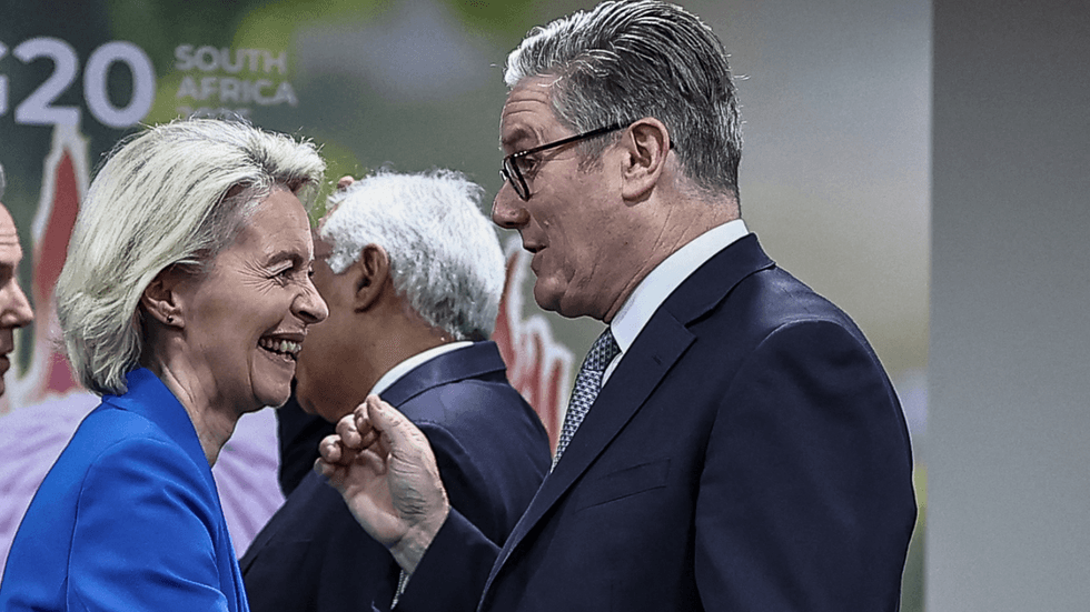\u200bSir Keir Starmer and Ursula von der Leyen