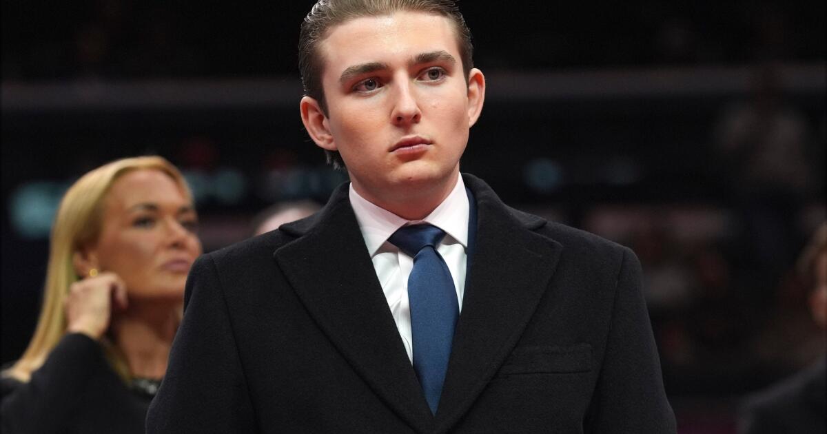 Assailant convicted after Barron Trump calls London police to report crime he saw on video