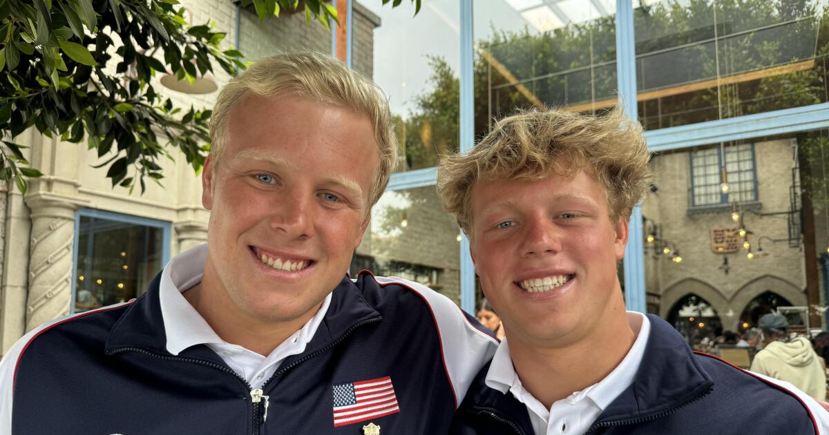 Dodd brothers, Newport Harbor alumni help Team USA men's water polo forge split with Australia