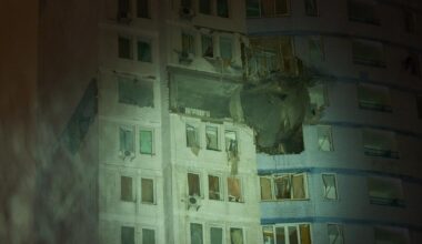 Ukrainian drones set fire to Russian oil depot after Moscow launches new hypersonic missile