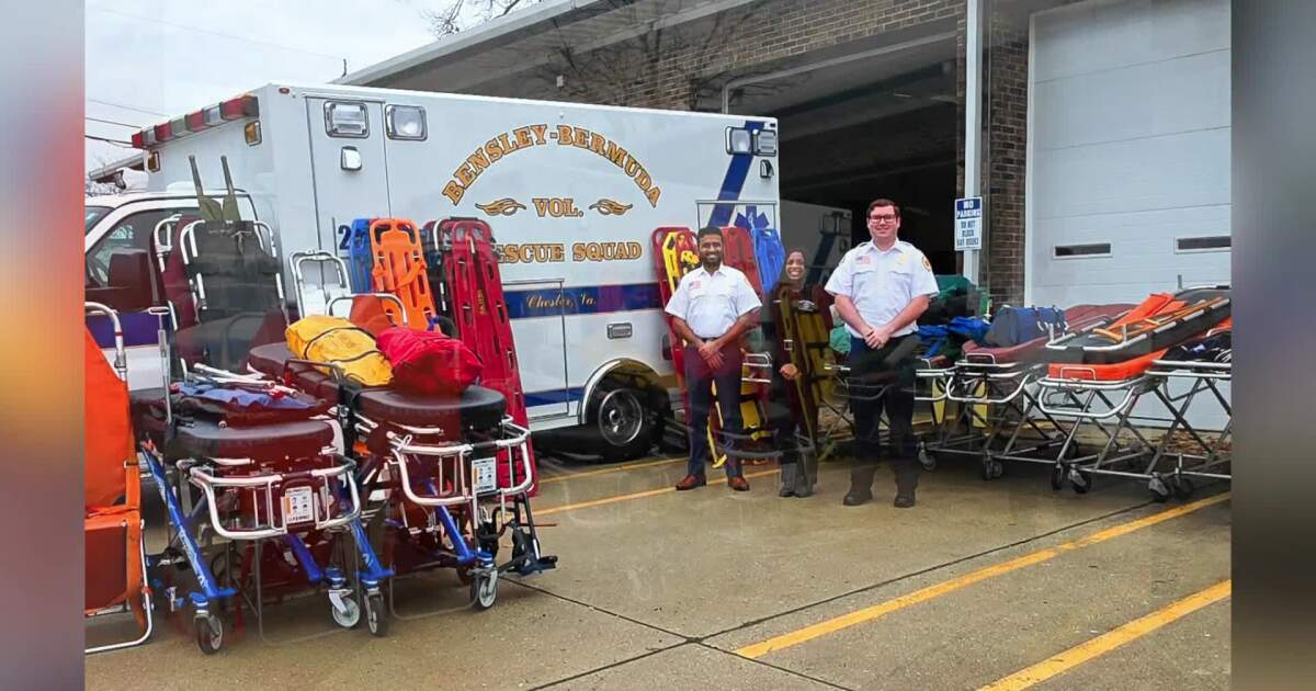 Chesterfield rescue squad donates $20K in gear to Ukraine